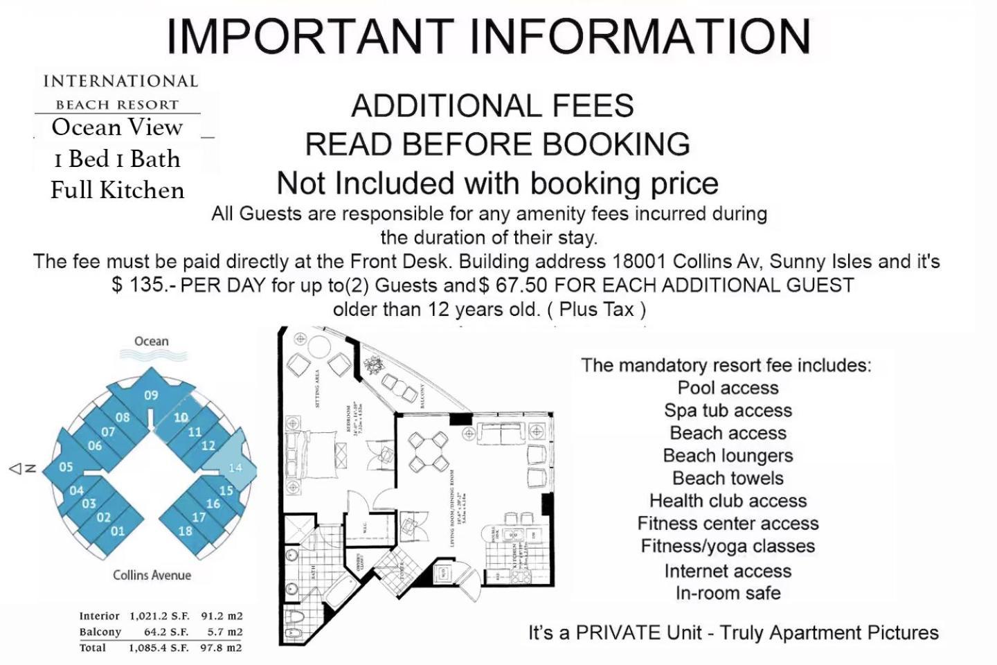 Hotel International Beach Tump Resort Ocean View 1100 Sf 1 Bed 1Bth Privately Owned Sunny Isles Miami Beach Zewnętrze zdjęcie
